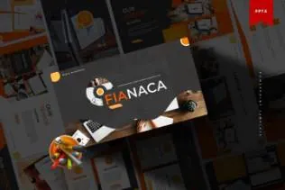 时尚高端简约多用途的高品质fianaca powerpoint