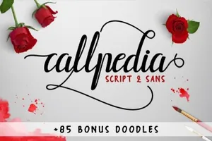 [限时免费]The Callpedia Font Duo手写英文字体 精选字体
