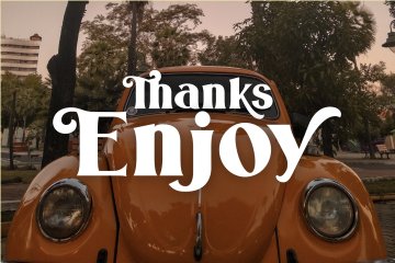 清新现代的衬线英文字体 Milona