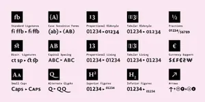 一款圆润英文装饰字体