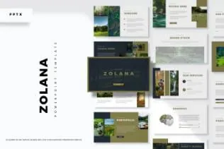 杂志风高品质ppt模板zolana-powerpoint