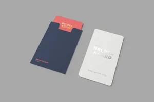 卡套设计效果图样机 Holder and Card Mockups