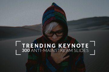 个性ppt素材模板 Trending Keynote