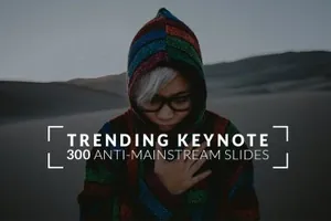 个性ppt素材模板 Trending Keynote
