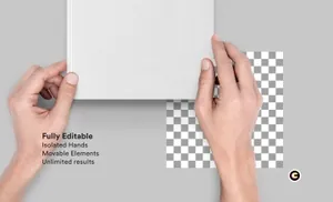 杂志图书封面印刷效果图样机 Magazine Mockups