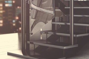 少见稀有的LOFT商住两用公寓办公室内营业厅广告设计样机VI展示模型