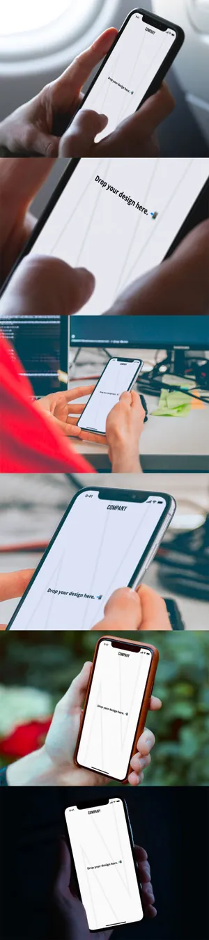 真实使用场景的手持iPhone X样机APP设计展示样机下载
