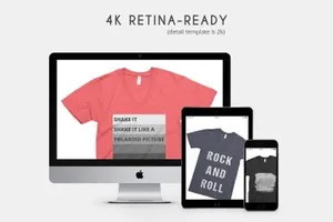 美式T恤样机包 American Apparel