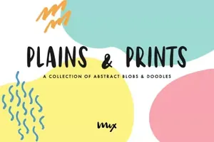 100+孟菲斯斑点涂鸦手绘抽象插画图案素材免费下载 Plains  Prints