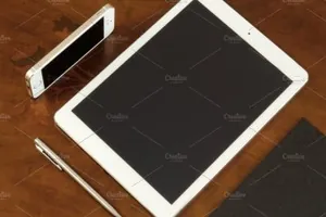 怀旧样机模型iPhone iPad Photo Mockup