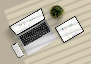 手机平板电脑笔记本电脑响应式设计效果图样机v05 Responsive Device