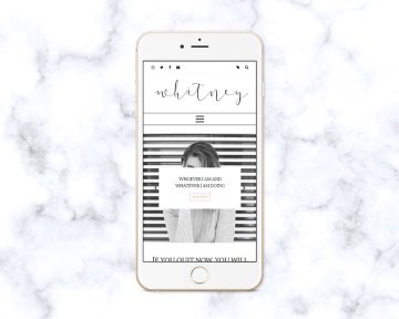 Minimal Blogger Template - Whi