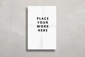 简单海报样机模型 SIMPLE POSTER MOCK UP