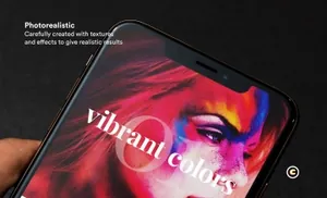 iPhone手机APP界面设计局部展示样机 iPhone App Mockups