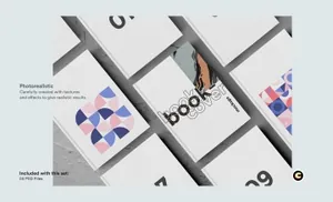 高端书籍封面设计样机