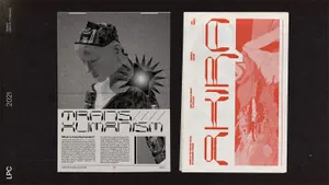 新复古未来派几何英文装饰字体 Luis Poblador Collado - Brake Display Font