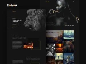 Zalwa Creative Studio 网页模版