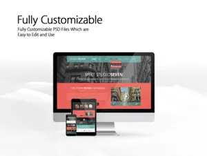 苹果系列产品手机电脑显示设备PSD贴图样机模型YDLabs Responsive Mockups