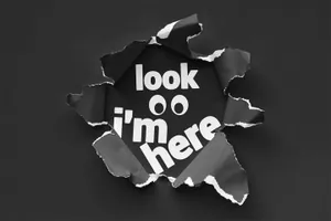 撕的纸与撕边logo样机