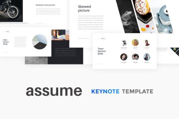 时尚Keynote幻灯片模板下载 Assume Keynote Template