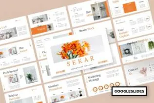 优雅时尚高端简约高品质sekar google slides