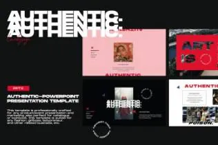 时尚高端多用途的高品质流行配色authentic presentation