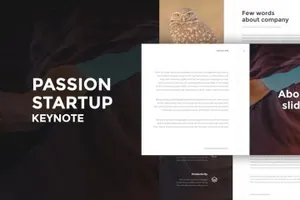 激情主题模板礼品 Passion Keynote Template