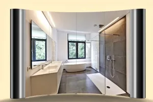 卷轴横幅广告设计展示样机