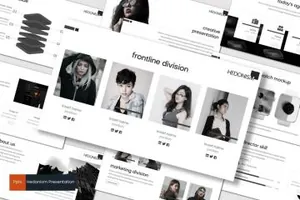 个人简历ppt模板hedonism-powerpoint