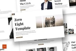 极简主义精美ppt模板z-e-t-powerpoint