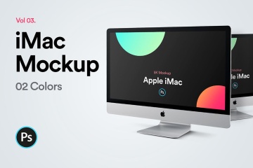 iMac Pro一体机电脑样机模板v3 iMac 2019 Mockup Vol 03