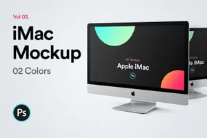 iMac Pro一体机电脑样机模板v3 iMac 2019 Mockup Vol 03