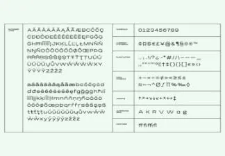 现代平面海报杂志专业排版无衬线英文字体 PangramPangram - Monument Extended 2.0