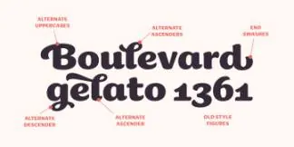 可爱童趣的英文标题装饰字体 Chella Font Family