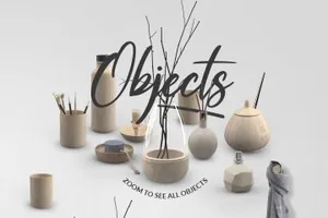 单独家具摆件装饰品日用品化妆品UHD分辨率Serenity Scene