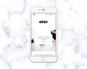 Minimal Blogger Template - Ann