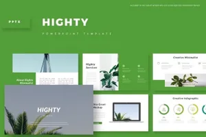 40时尚高端简约清新大数据powerpoint幻灯片