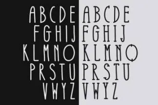 手绘细长英文字体Take It Or Leave It font for free