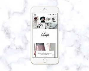 Blogger Template - Lilian