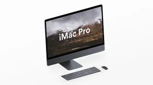 高分辨率iMac Pro一体机多角度样机模板 iMac Pro Kit