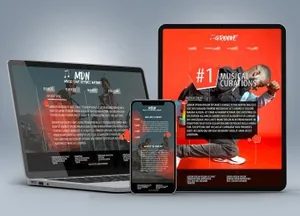 响应式网站设计效果图多设备预览样机 Responsive Website