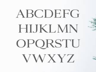 文艺范的衬线字体下载