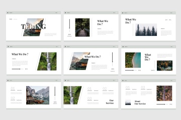 简洁大气的ppt模板下载