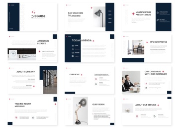 极简主义企业介绍ppt模板下载