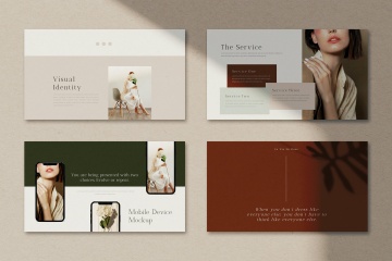 时尚优雅的ppt模板下载