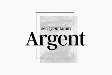 衬线字体 Argent CF expressive serif font