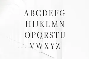 现代极简衬线字体家族 Glamour Luxury Serif Font Family