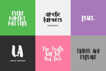 手写加粗英文字体La Viola - Free Script Display FontFREE