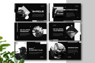 个性的设计感很强的优秀ppt模板下载