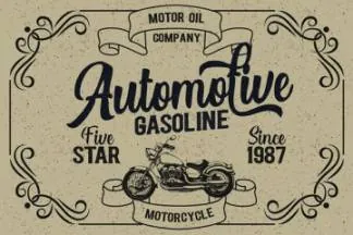 复古分层英文衬线字体 Authentic Layered Fonts